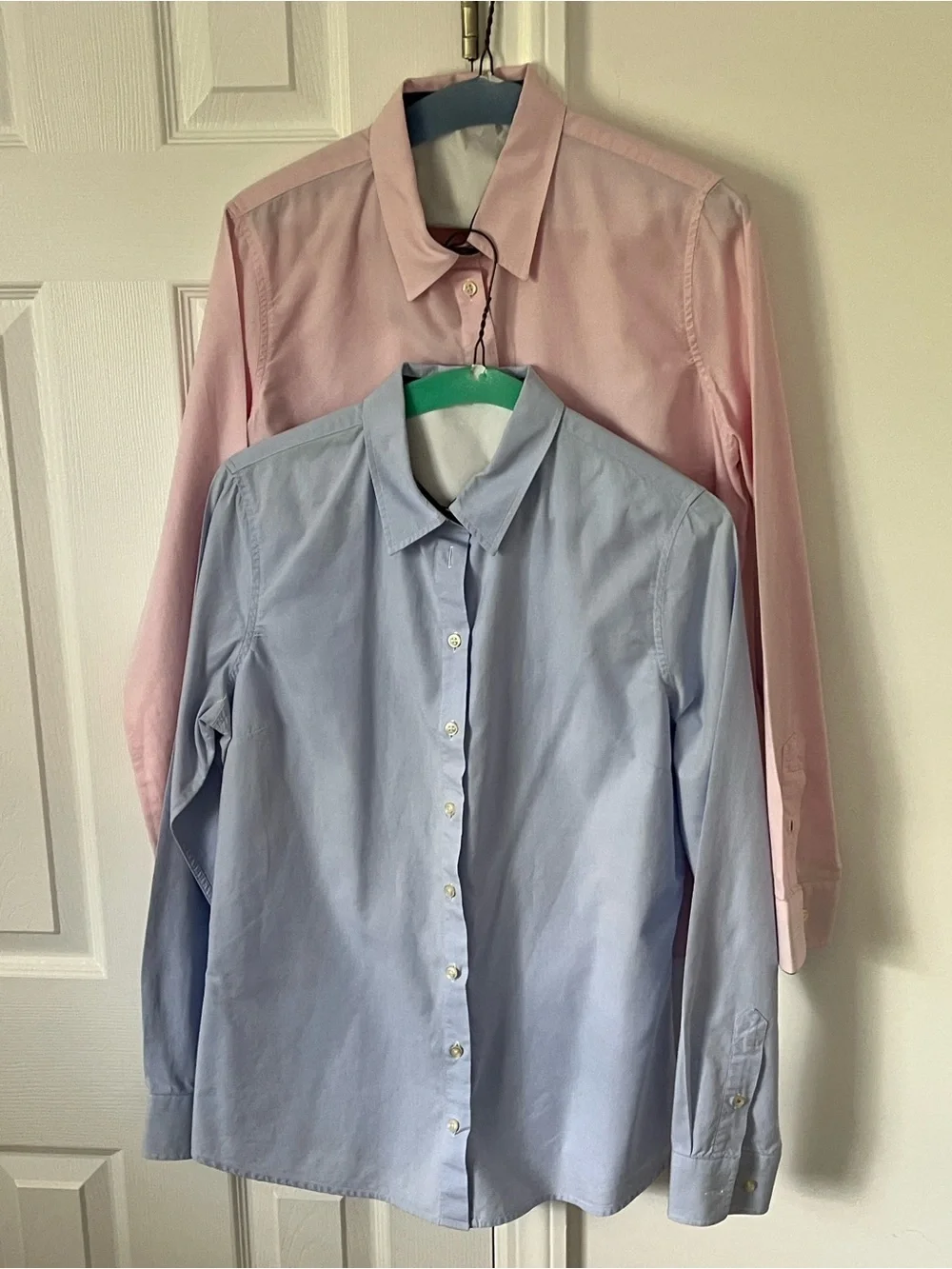 Barbour Set of 2 Shirts Pink & Blue Sz6 - Picture 1 of 16
